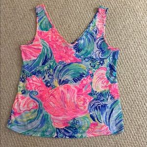 Lilly Pulitzer V-Neck Top Medium